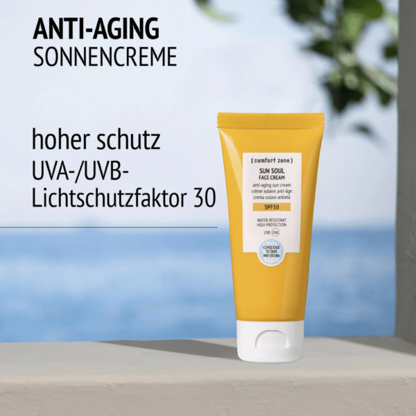 Anti-Aging-Sonnencreme für das Gesicht mit hohem Schutz